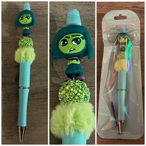 Inside Out Disgust beaded focal pen
